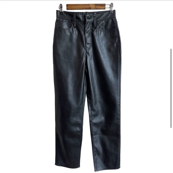 Madewell Perfect Vintage Faux Leather Pants 25 EUC - Picture 8 of 8